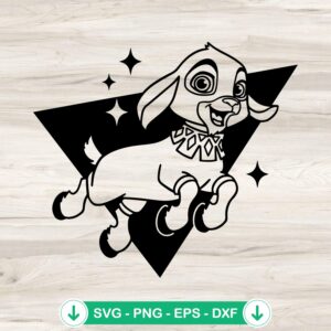 Valentino Goat SVG file for Cricut cutting machine
