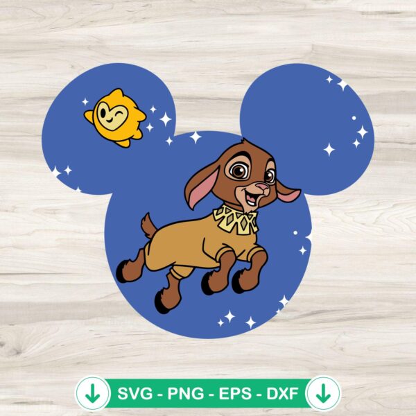 Valentino Mickey Ears SVG file for Cricut cutting machine