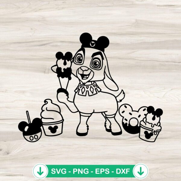 Valentino Wish SVG file for Disney snacks, cricut svg cutting file