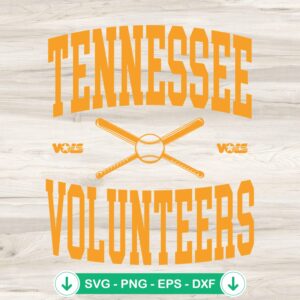 Vols SVG file for Tennessee Volunteers baseball - cricut svg cut file