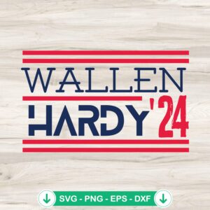 Wallen Hardy 24 SVG file for Cricut cutting machine