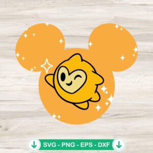 Wish Star Mickey Ears SVG file for Cricut cutting machine