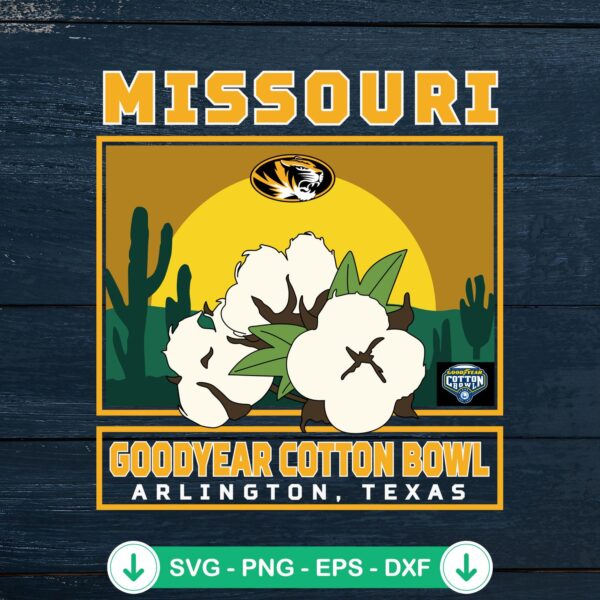 Vintage Missouri Tigers SVG file for Cricut cutting machine