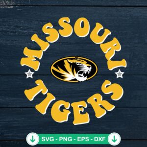 Missouri Tigers Football SVG file for Cricut cutting machine