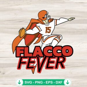 Flacco Fever Cleveland Browns SVG file for Cricut and cutting