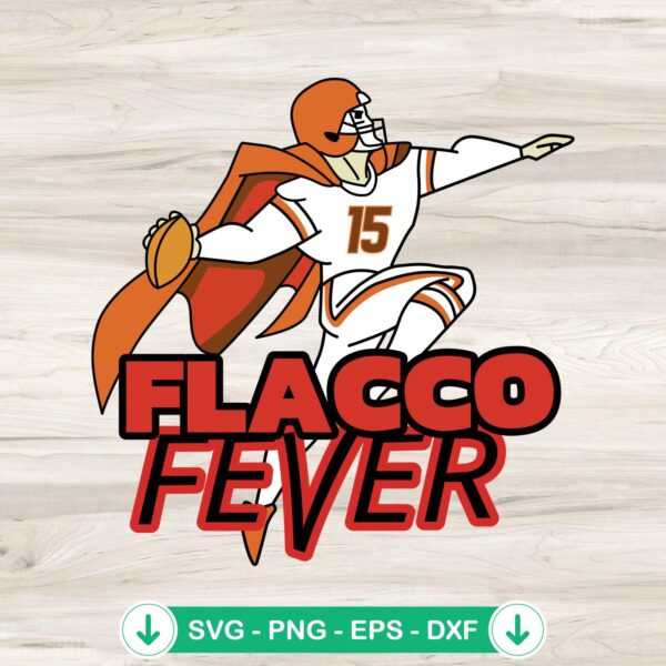 Flacco Fever Cleveland Browns SVG file for Cricut and cutting