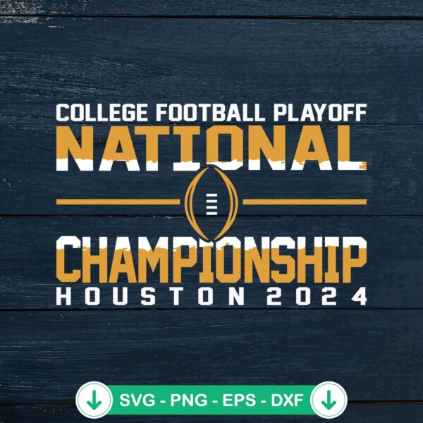 College Football Playoff SVG file for National Championship 2024