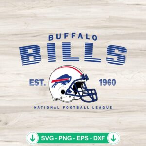 Buffalo Bills Est. 1960 svg file for Cricut cutting machine