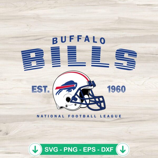 Buffalo Bills Est. 1960 svg file for Cricut cutting machine