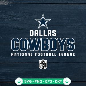 Dallas Cowboys NFL logo SVG file for Cricut cutting machines