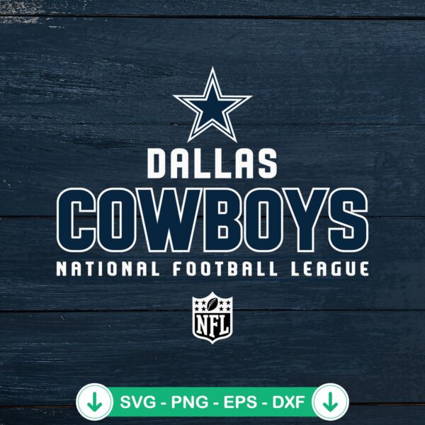Dallas Cowboys NFL logo SVG file for Cricut cutting machines