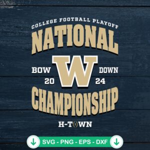 Washington Huskies 2024 SVG file for Cricut cutting machine