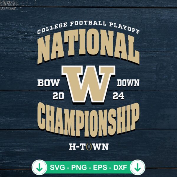 Washington Huskies 2024 SVG file for Cricut cutting machine