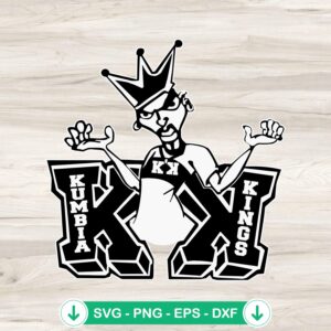 Kumbia Kings SVG file for Cricut cutting machine