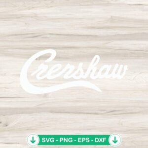 Crenshaw Limited Edition svg file for Cricut cutting projects