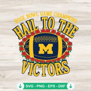 Michigan Wolverines Hail To The Victors SVG file for cutting