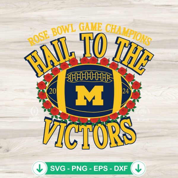 Michigan Wolverines Hail To The Victors SVG file for cutting