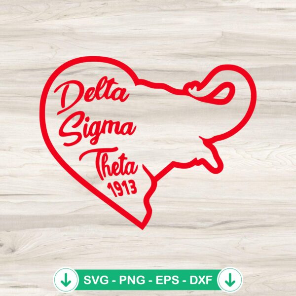 Delta Sigma Theta 1913 Elephant svg file for Cricut