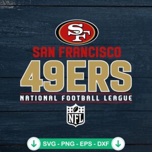 San Francisco 49ers NFL Logo svg file for Cricut cutting file
