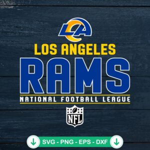 Los Angeles Rams NFL logo svg file for cricut cutting file