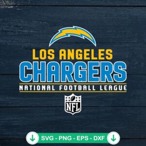 Los Angeles Chargers SVG file for Cricut cutting machine
