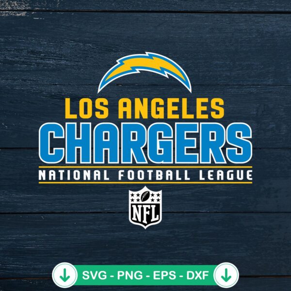 Los Angeles Chargers SVG file for Cricut cutting machine