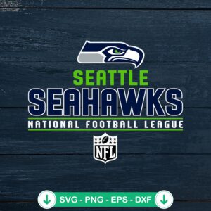Seattle Seahawks NFL logo svg file for Cricut cutting machine