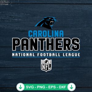 Carolina Panthers NFL logo svg file for cricut cutting machine