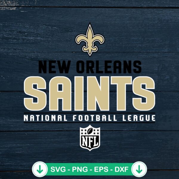 New Orleans Saints NFL logo svg file for cricut cutting machine