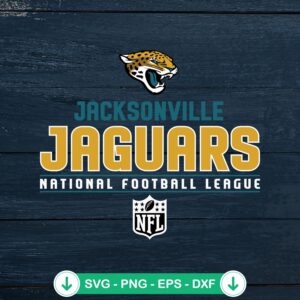 Jacksonville Jaguars NFL logo SVG file for Cricut cutting
