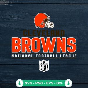 Cleveland Browns NFL logo svg file for Cricut cutting machine