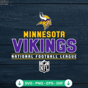Minnesota Vikings NFL Logo SVG file for Cricut cutting machine
