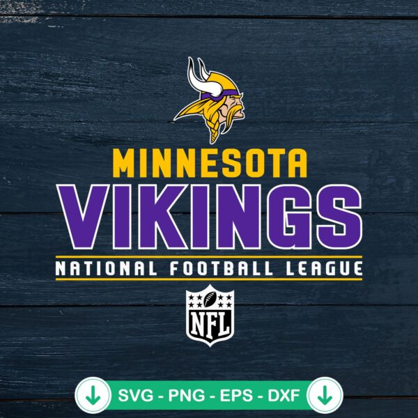 Minnesota Vikings NFL Logo SVG file for Cricut cutting machine