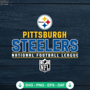 Pittsburgh Steelers NFL logo SVG file for Cricut cutting machine