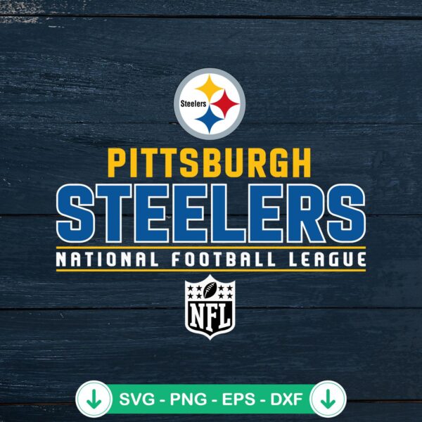 Pittsburgh Steelers NFL logo SVG file for Cricut cutting machine