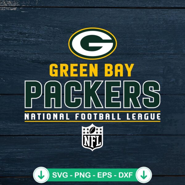 Green Bay Packers NFL logo SVG file for cutting machine
