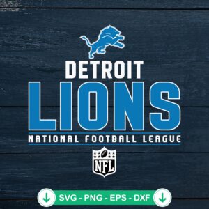 Detroit Lions SVG file for cutting machines, cricut svg