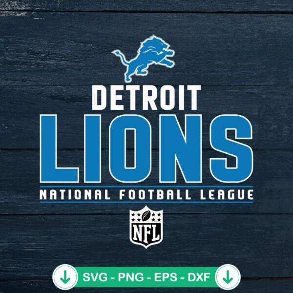 Detroit Lions SVG file for cutting machines, cricut svg