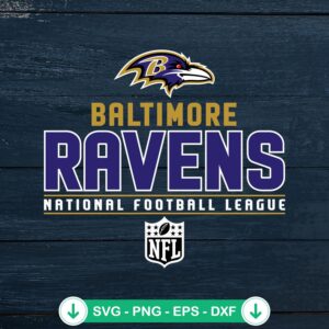 Baltimore Ravens NFL logo svg file for cricut cutting machine