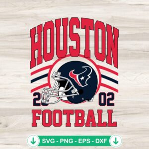 Houston Football Helmet SVG file for NFL Houston Texans cutting file