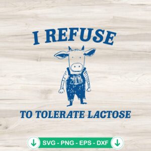 Funny vegan cow meme svg file for cricut and cutting machine