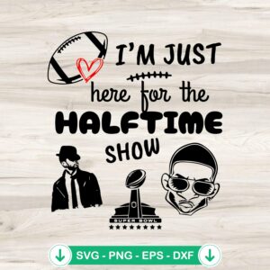 Usher Rapper I'm Just Here SVG file for cutting machines