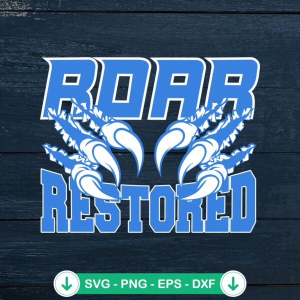 Detroit Lions Roar SVG file for Cricut and cutting machine