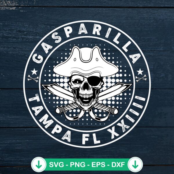 Gasparilla Tampa FL XXIIII SVG file for cutting machines