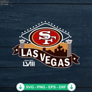 San Francisco 49ers Las Vegas Retro SVG file for cutting machines