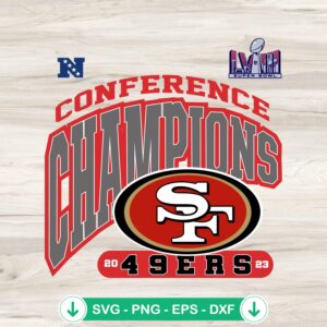 NFC Conference Champions svg file for San Francisco 49ers