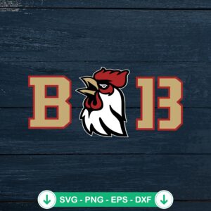 Brock Purdy SVG file for San Francisco 49ers cutting file