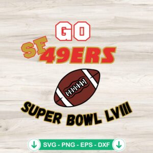 Go San Francisco 49ers SVG file for cutting machines