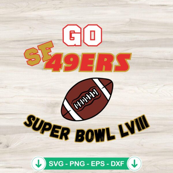Go San Francisco 49ers SVG file for cutting machines