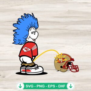 Thing One Kansas City Chiefs SVG file - Cricut cutting file